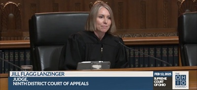 Judge Flagg Lanzinger on Supreme Court bench