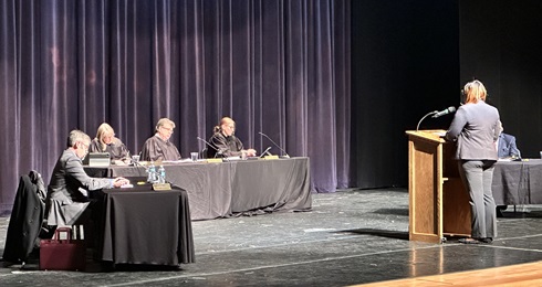 Judges during oral argument