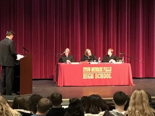 Oral arguments at Stow-Munroe Falls High School