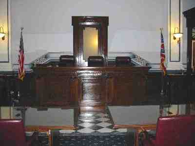 Wayne County Courtroom.